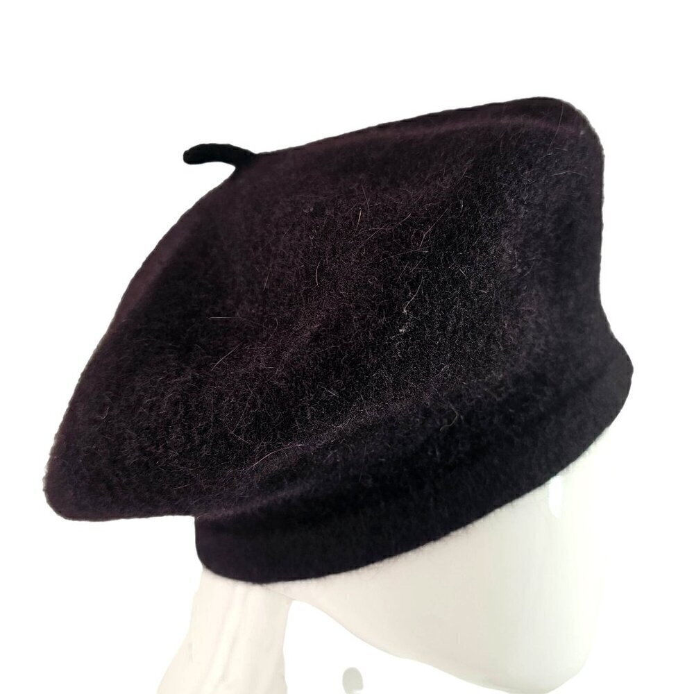 Black Wool 25"D Traditional Classic French Style Taille Head Band